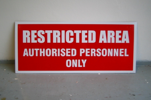 Custom Industrial Health and Safety Signs