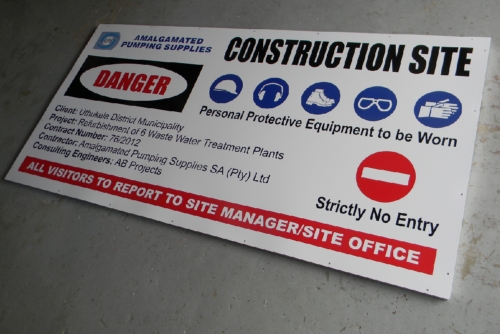 Custom Industrial Health and Safety Signs
